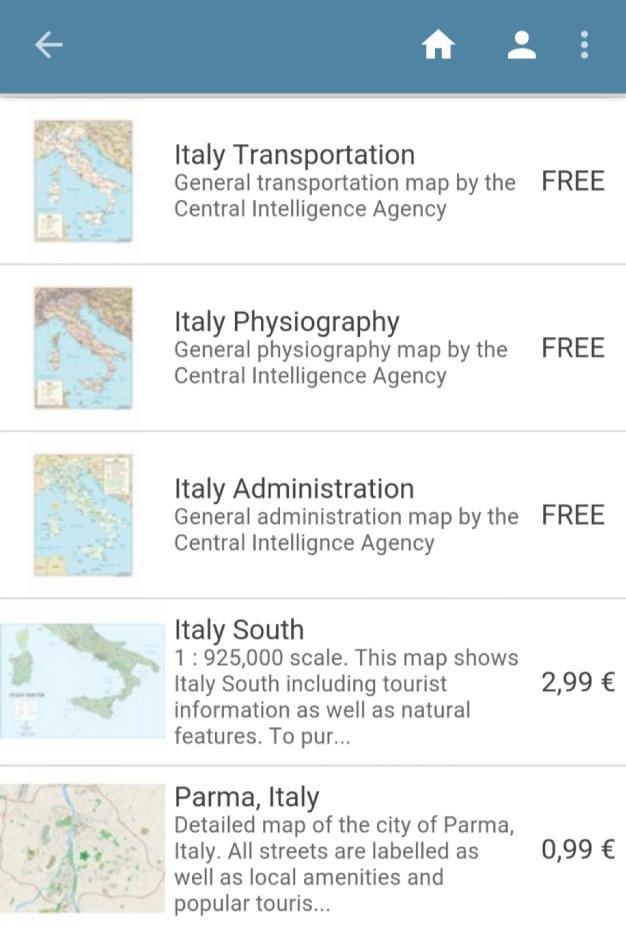 Installiamo Italy Physiography FREE 3 La troveremo quindi tra le
