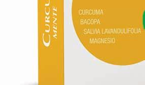 CURCU MENTE Con ingredienti che contribuiscono al normale rendimento intellettuale e a preservare la memoria e le funzioni cognitive.