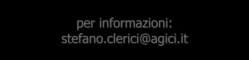 per informazioni: