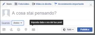 il post poi su Pubblica Click su Imposta data e ora del tuo post per impostare l anno, il mese, il