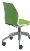 the chairs for padded seat versions arter per agganciabilità sedie Under seat shell w/linking device Ingombro