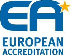 EA (European co-operation for Accreditation) è stata nominata dalla Commissione Europea come infrastruttura ufficiale di accreditamento europeo EA coordina e guida l'infrastruttura europea di