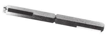 Accessori per porte tagliafuoco Accessories for fire resistant doors / Quadro 9 mm In acciaio zincato L = 39 mm - Per porte da -60 mm di spessore Per maniglioni antipanico Cod.