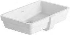 vero 0197270 21 Lavabo da incasso sottopiano, senza foro, con Bianco 033080000 289,100 troppopieno, fissaggio su legno incluso 0109891 1 Sifone Cromo 0050361000 191,500 0109288 1 Kit di fissaggio su