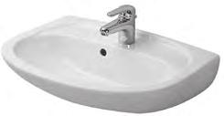 1 Fissaggio rapido per semicolonna 0055030000 39,950 (obbligatorio) 0109633 21 Lavabo Compact con troppopieno, con bordo Bianco 035650000 185,700 per rubinetteria cm 66 x 7 0109618 2 come sopra, cm