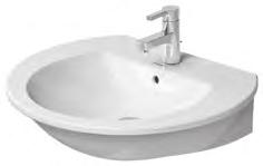 darling new 0601928 12 Lavabo monoforo con troppopieno, con bordo per rubinetteria cm 65 x 5 Bianco 2621650000 305,500 0601926 18 come sopra, cm 60 x 52 Bianco 2621600000 252,600 060192 2 come sopra,