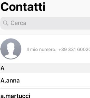 Parte la chiamata con il mio numero TIM C.I.Smart/TTO (Chiamata VoIP).