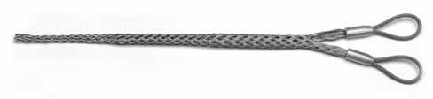 CAZA TIRACAVI PER CAVI SOTTOMARINI, Con un asola senza redancia, esecuzione rinforzata Reinforced cable pulling grip for underwater cables, with single eye without thimble 15 ZAW065080 65-80 3000