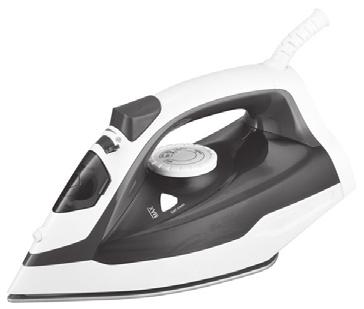 8 STEAM IRON INSTRUCTION MANUAL ENG PARTS DESCRIPTION 1. Temperature knob 4. Spray head 7. Soleplate 2. Water tank cover 5. Spray button 8. Self-clean button 3. Steam control button 6.