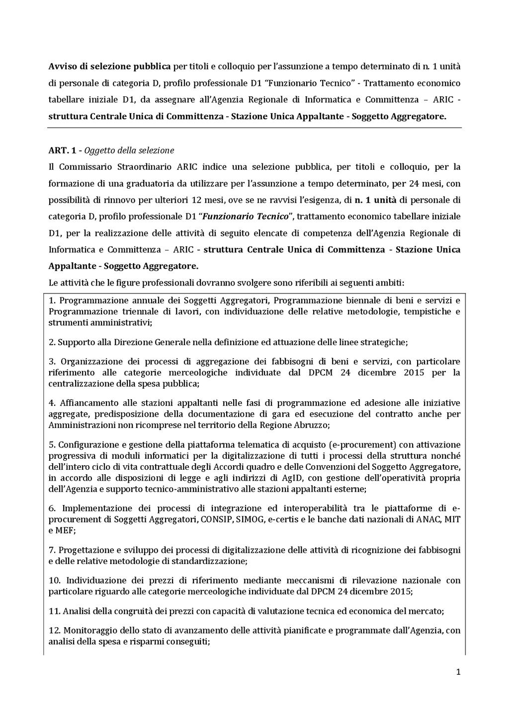 Pag. 52 Bollettino Ufficiale della Regione Abruzzo Anno XLIX - N.11 Speciale (25.01.