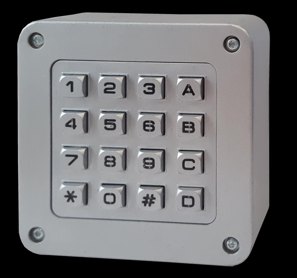 Accessori: Tastiera SCLAK Caratteristiche - Alimentato a batterie 1 x AA 3,6V - Comunicazione Bluetooth - IP 66 (adatto a