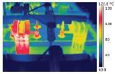 La termografia infrarossa trova largo impiego in molte applicazioni : Per la ricerca di un guasto non visibile da occhio umano Per il monitoraggio