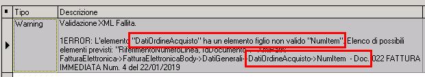 Doc Cli/For ( sarebbero i dati dell ordine fatto dal cliente ).