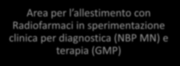 clinica per diagnostica (NBP MN) e terapia (GMP) Area logistica Gestione