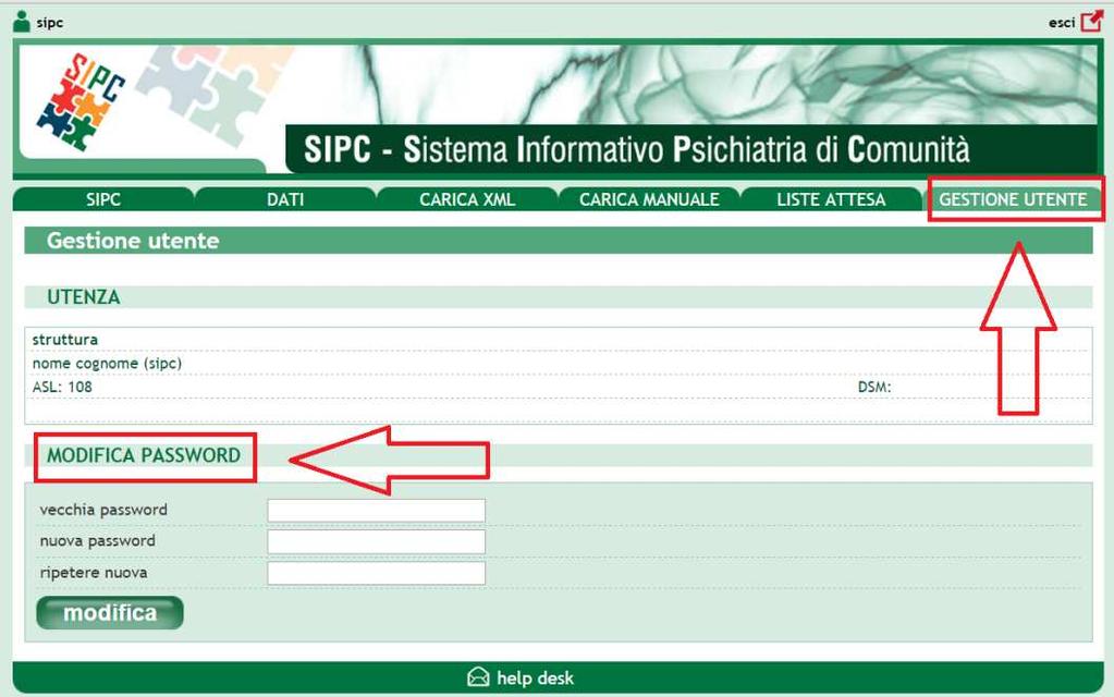 Per motivi di sicurezza tutte le password scadono dopo un periodo di 90 giorni se non utilizzate, in tal caso e ogni volta che si presenti un problema di accesso, va inviata comunicazione all