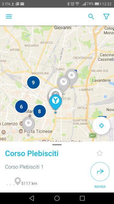 e contact-less) Gestione e prenotazione delle aree di parcheggio Gestione