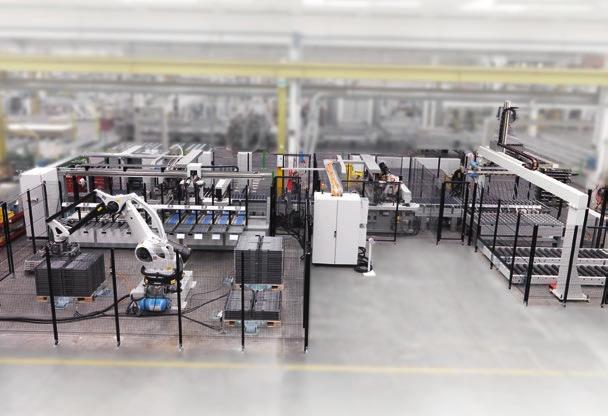 SOLUZIONI SPECIALI Robot Alta personalizzazione delle celle di carico e scarico.