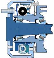 Motori idraulici modularims05 - MSE05 Freno a tamburo (250 x 60) iametro delle guarnizioni : Ø 250 [9.84 dia.] Larghezza della superficie frenante : 60 [2.
