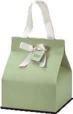 Bag verde con nastri cod. 641/V cm.