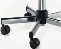 STOOLS / SGABELLI 233 DESCRIPTION / DESCRIZIONE en Height-adjustable stool, with gas or screw, composed of a sturdy and stable steel structure.