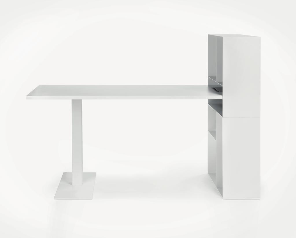 DAIS Dais is the result of the evolution of the B-302 bookcase: the free standing module ideal for a quick meeting or coffee break between colleagues.