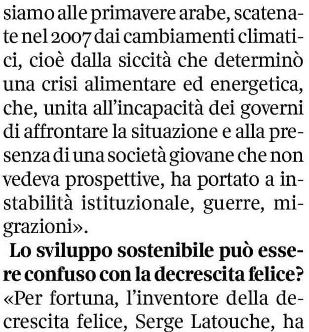 «La sostenibilità economica, ambientale,socialeeistituzionale.