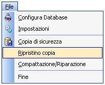 Il ripristino viene utilizzato solitamente in caso di gravi perdite di dati o per altri problemi legati al pc o al programma, per cui il suo impiego