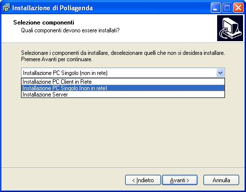 4. Scegliere il tipo d'installazione secondo la funzione che svolge il PC e procedere con i passi a video (Vedi Fig.3).