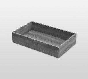 Armadio da cucina Hochschrank Pleno Plus Contenitore in legno basso Pleno Plus Per il ripiano agganciabile Fioro per Hochschrank Pleno Plus 1 contenitore piccolo e basso (247 x 148 x 50 mm) Finitura