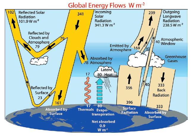 Retroazioni nel sistema climatico La temperatura superficiale della Terra (Tsfc): Dipende dalla risposta del sistema climatico alle forzature esterne.