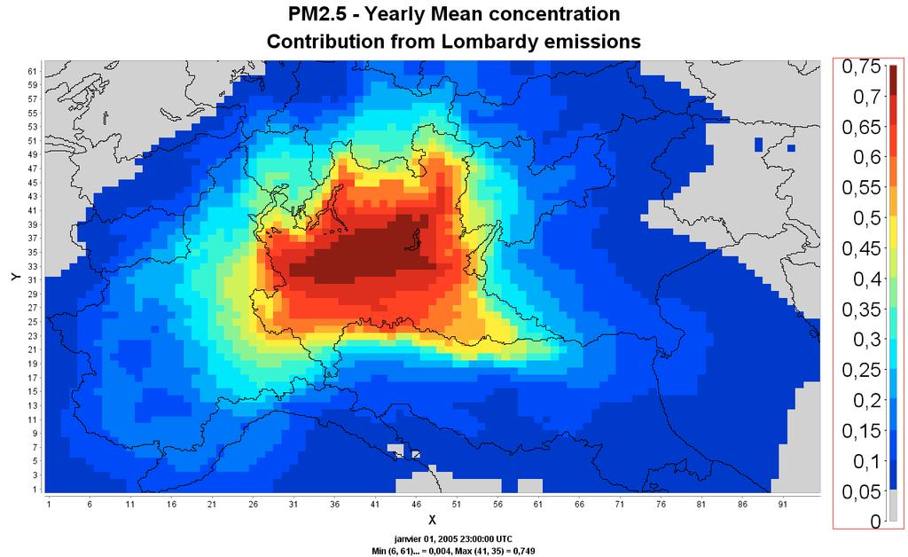 Source apportionment (Emission areas) PM2.
