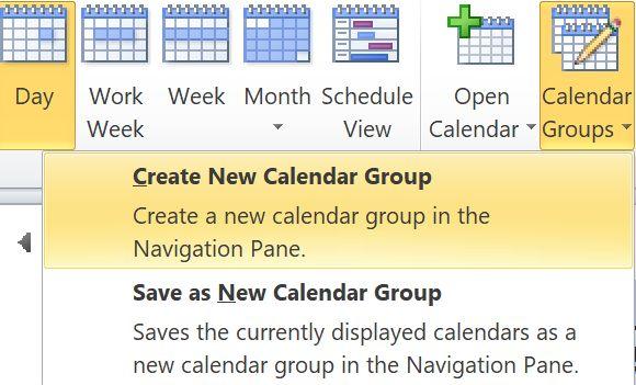 Collaborare 5.3 Creare altri calendari Outlook: crei un nuovo gruppo di calendari Calendar: aggiungi calendari Puoi creare nuovi calendari per team e progetti.