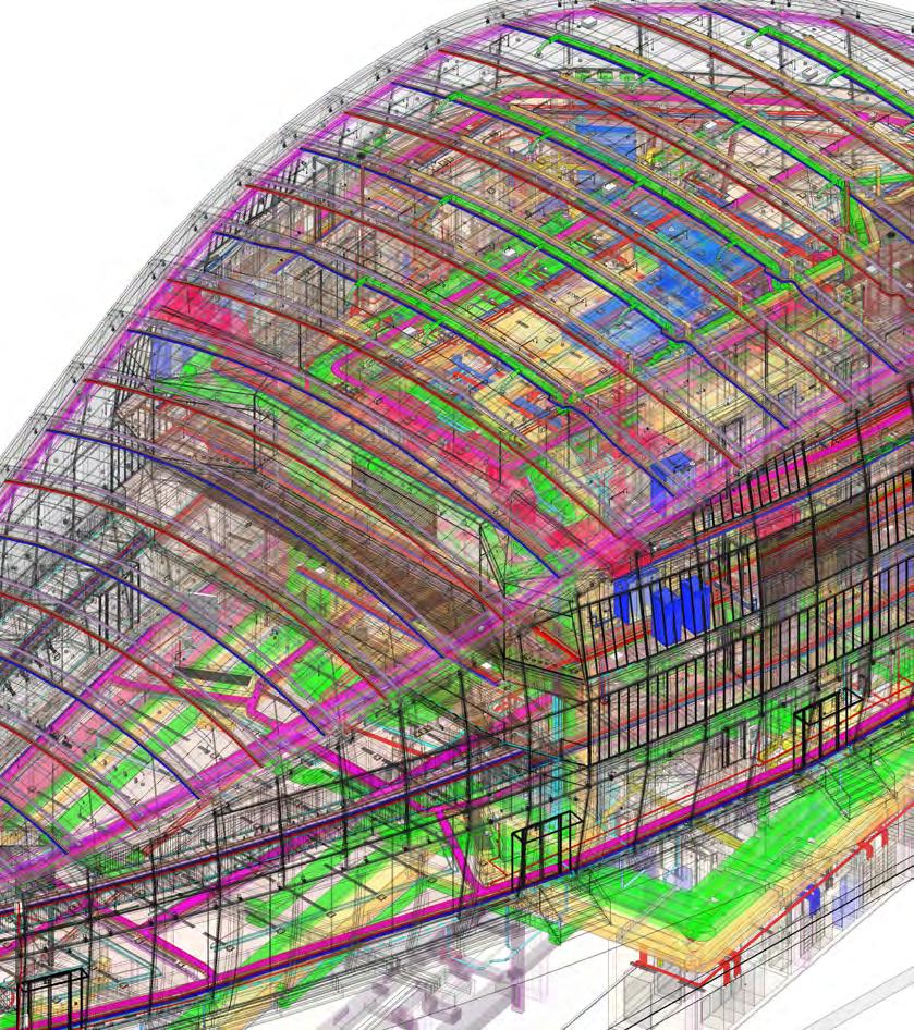 Il BIM in ARIATTA - Le commesse 2009: Prime acquisizioni di licenze Software BIM Utilizzo per coordinamento spaziale in cavedi e centrali 2013: Unicredit Pavilion Primo