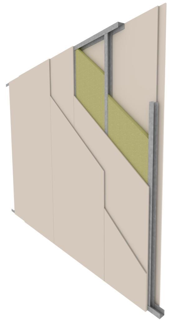 Caratteristiche tecniche Acustica Rw = 54 db rapporto di prova - Istituto Giordano n 218234 Termica U = 0,59 W/m 2 K valore calcolato con software PAN.