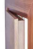 FRAME AND ARCHITRAVES Frame radius 3, thickness 40 mm., standard width 107 mm.
