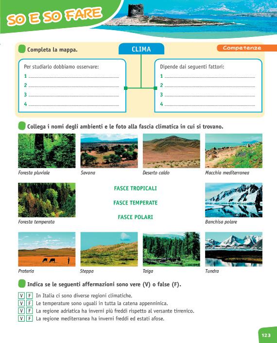 per parlare di ecologia, vita sociale, salute, beni culturali e ambientali LE VERIFICHE Attività che concludono ogni Unità.