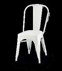 PL 932 Poltrona impilabile struttura in alluminio spessore 1,5 mm. Stackable armchair, aluminium frame thickness mm 1,5.