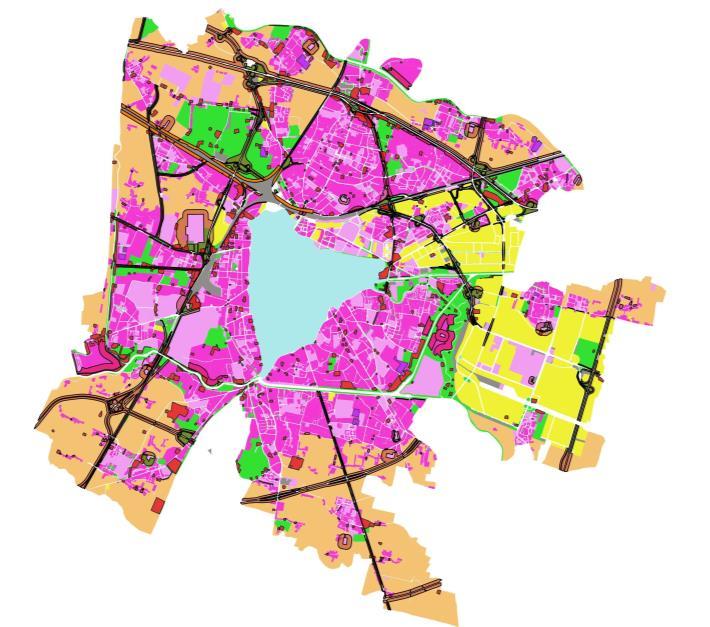 Produzione di mappe a scala urbana Uso del suolo Tessuto urbano