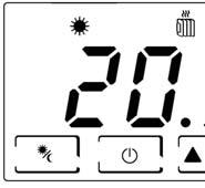 Funzionamento come componente del sistema multizona Intellicomfort+ Il CH120RF acquisisce dal CH180RF le modalità di funzionamento ed il set-point della temperatura.