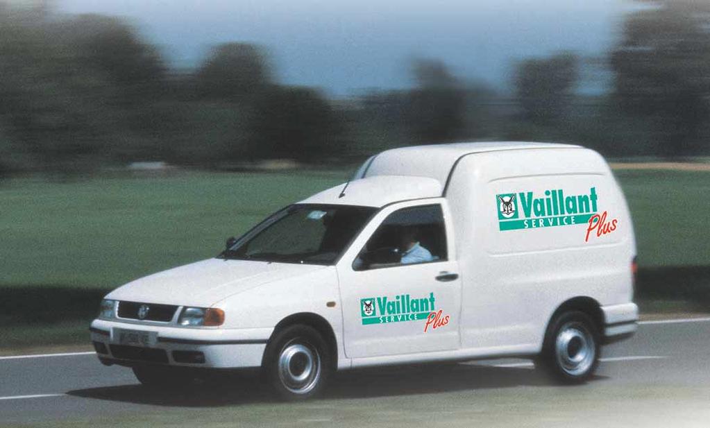 Vaillant Service Sempre più vicini La qualità dell offerta Vaillant, oltre che dal prodotto, è dimostrata anche dall estrema attenzione posta al servizio post-vendita, rappresentato da più di 500
