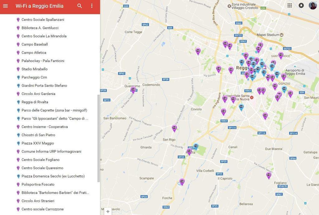 Punti wi-fi nei Centri sociali Wi-fi (Guglielmo) attivo in 10 centri sociali