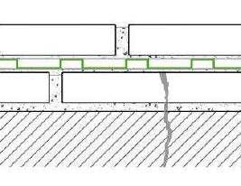 WPstop 3 rivestita con ceramiche o pietre naturali permette di realizzare pavimentazioni anche in caso di sottofondi problematici e l impermeabilizzazione, separazione e compensazione della pressione