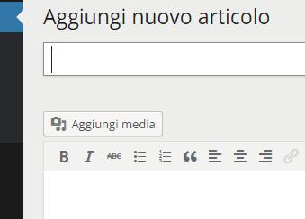 alla sezione Articoli presente sul menù di sinistra e visualizzare tutte le pagine e