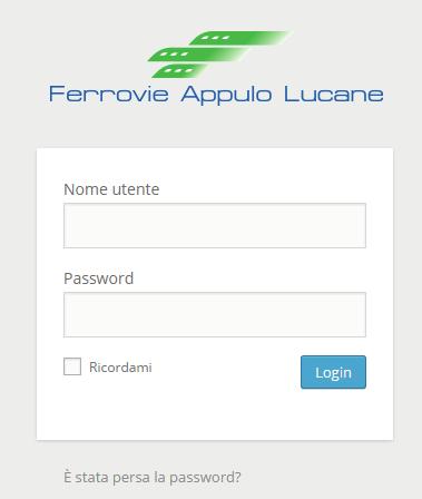 1.1 Accesso 1.1 Accesso Per accedere, in qualità di amministratori, al sito www.ferrovieappulolucane.