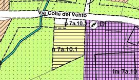 Art. 89.52 n 7a.10.1 UBICAZIONE : Via Colle del Vento ( Distretto D7a - Tav. di PRGC 2e) Superficie territoriale Mq 1.