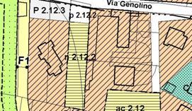 Art. 89.6 n 2.12.2 UBICAZIONE : L area è ubicata in via Genolino ( Distretto D2 - Tav di PRGC 2f) Superficie territoriale Mq 1.
