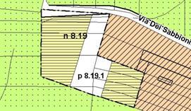 Art. 89.67 n 8.19 UBICAZIONE : Località Gischia Villa - via dei Sabbioni ( Distretto DM1 - Tav. di PRGC 2l) Superficie territoriale Mq 3.