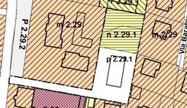 Art. 89.11 n 2.29.1 UBICAZIONE : L area è ubicata in via Pio Rolla (interno). ( Distretto D2 - Tav di PRGC 2f) Superficie territoriale Mq 2.