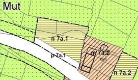 Art. 89.45 n 7a.1 UBICAZIONE : Via Coazze - borgata Mut ( Distretto D7a - Tav di PRGC 2a) Superficie territoriale Mq 1.
