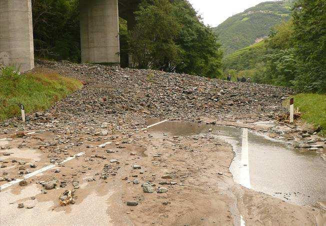 Rio Castro, Comune di Renon Colata detritica 2014070 Domenica 31 agosto il territorio provinciale è stato interessato da diffusi rovesci e temporali.